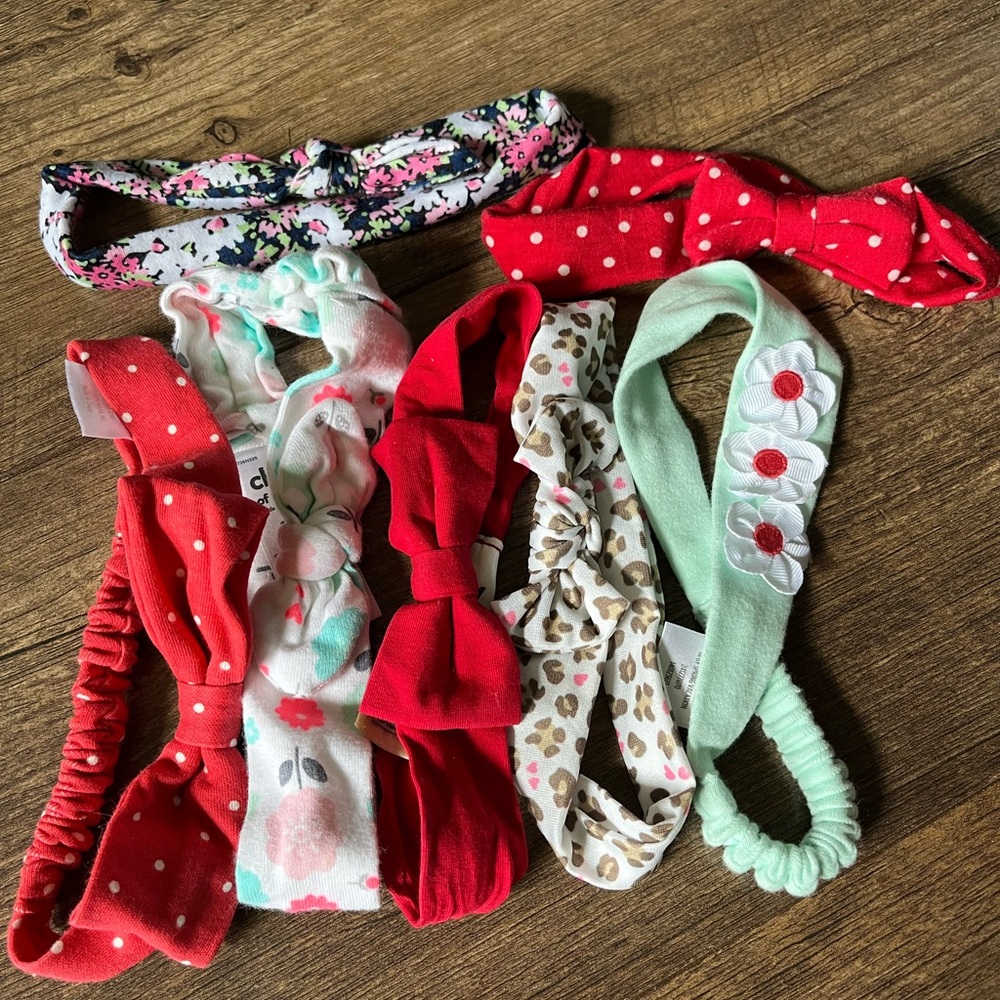 LOT 7 CUTE HEADBANDS
